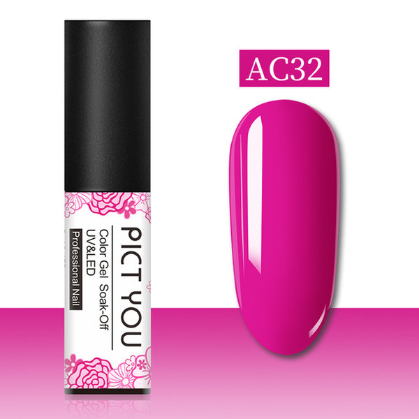 1 Bottle PICT YOU Color Changing Nail Gel Three Colors Soak Off Gel Polish Thermal Gel Temperature Change Nail Gel