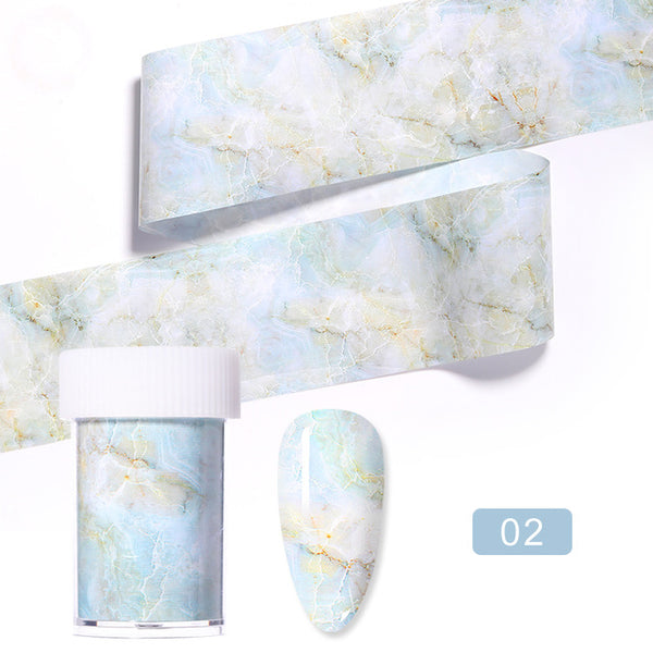 Nail Foils Marble Series Nail Transfer Foils Decorations DIY idea nail Art Transfer Sticker Decals Nail Accessories