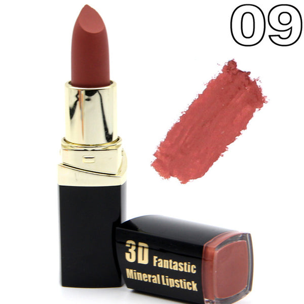 New MISS ROSE Lipstick Matte Waterproof Velvet Lip Stick 18 Colors Sexy Red Brown Pigments Makeup Matte Lipsticks Beauty Lips