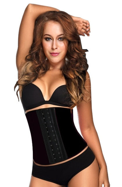 Latex Waist Trainer Corset 9 Steel Bone Shapewear Body Shapers Women Corset Slimming Belt Waist Shaper Cinta Modeladora