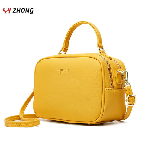 YIZHONG Simple Luxury Handbags and Purses Women Bags Designer Fashion Leather Zipper Shoulder Bags Crossbody Tote Bags for Women