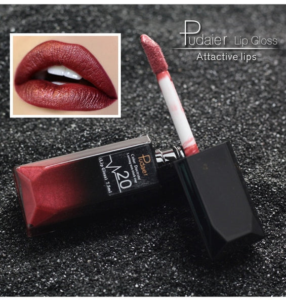 Hot Sales Waterproof Nude Matte Velvet Glossy Lip Gloss Lipstick Lip Balm Sexy Red Lip Tint 21 Colors Women Fashion Makeup Gift