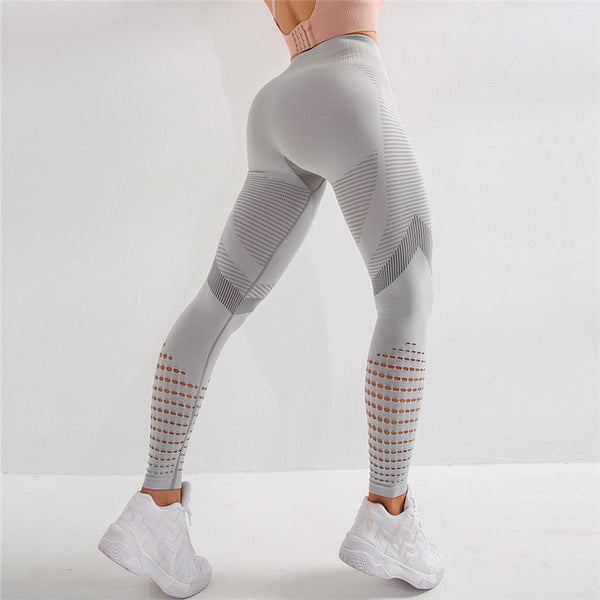 Kaminsky Ombre Seamless Leggings Push Up Fashion Pants High Waist Workout Jogging For Women Athleisure Training Leggings