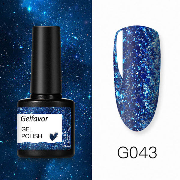 Gelfavor 8ml Gel Nail Polish Glitter For Manicure set nail art Semi platium UV LED Lamp Nail varnishes Base top coat Gel lacquer