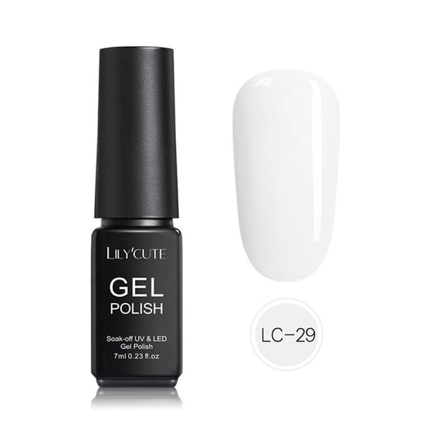 LILYCUTE Nail Art Gel 7ML  Nail Color UV LED Gel Nail Polish Long-lasting Macaron Soak off Varnish Gel varnish Nail Art DIY