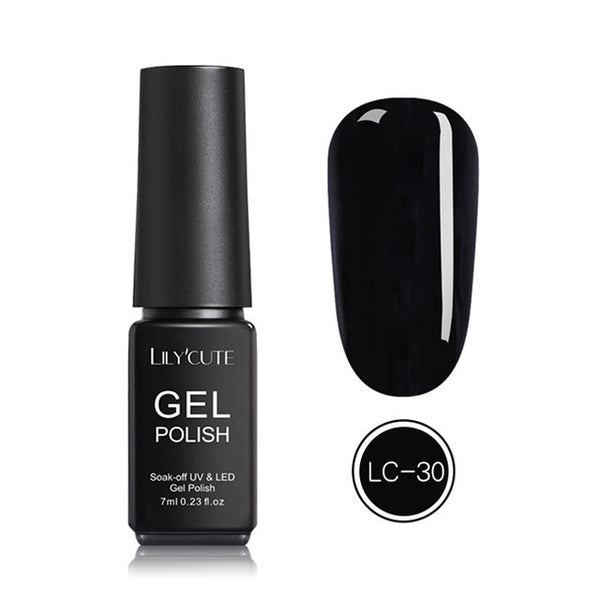LILYCUTE Nail Art Gel 7ML  Nail Color UV LED Gel Nail Polish Long-lasting Macaron Soak off Varnish Gel varnish Nail Art DIY