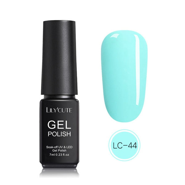 LILYCUTE Nail Art Gel 7ML  Nail Color UV LED Gel Nail Polish Long-lasting Macaron Soak off Varnish Gel varnish Nail Art DIY