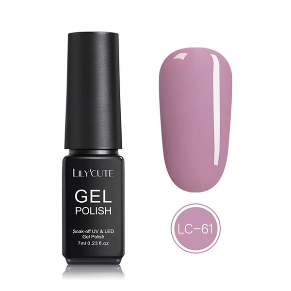 LILYCUTE Nail Art Gel 7ML  Nail Color UV LED Gel Nail Polish Long-lasting Macaron Soak off Varnish Gel varnish Nail Art DIY