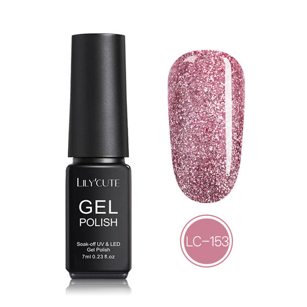 LILYCUTE Nail Art Gel 7ML  Nail Color UV LED Gel Nail Polish Long-lasting Macaron Soak off Varnish Gel varnish Nail Art DIY