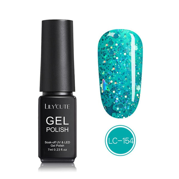 LILYCUTE Nail Art Gel 7ML  Nail Color UV LED Gel Nail Polish Long-lasting Macaron Soak off Varnish Gel varnish Nail Art DIY