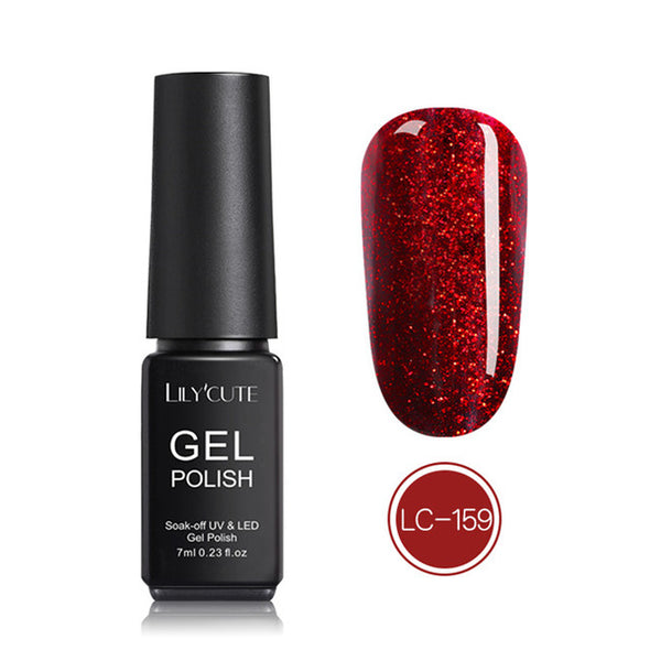 LILYCUTE Nail Art Gel 7ML  Nail Color UV LED Gel Nail Polish Long-lasting Macaron Soak off Varnish Gel varnish Nail Art DIY