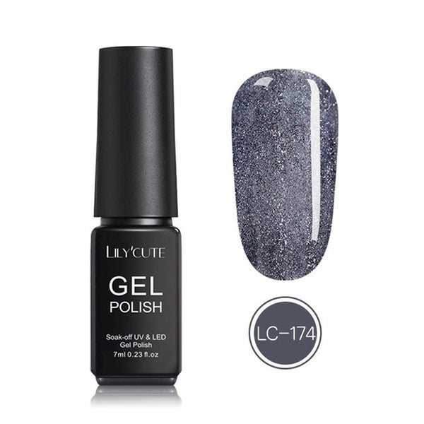 LILYCUTE Nail Art Gel 7ML  Nail Color UV LED Gel Nail Polish Long-lasting Macaron Soak off Varnish Gel varnish Nail Art DIY