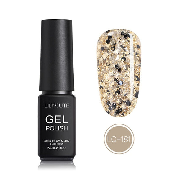 LILYCUTE Nail Art Gel 7ML  Nail Color UV LED Gel Nail Polish Long-lasting Macaron Soak off Varnish Gel varnish Nail Art DIY