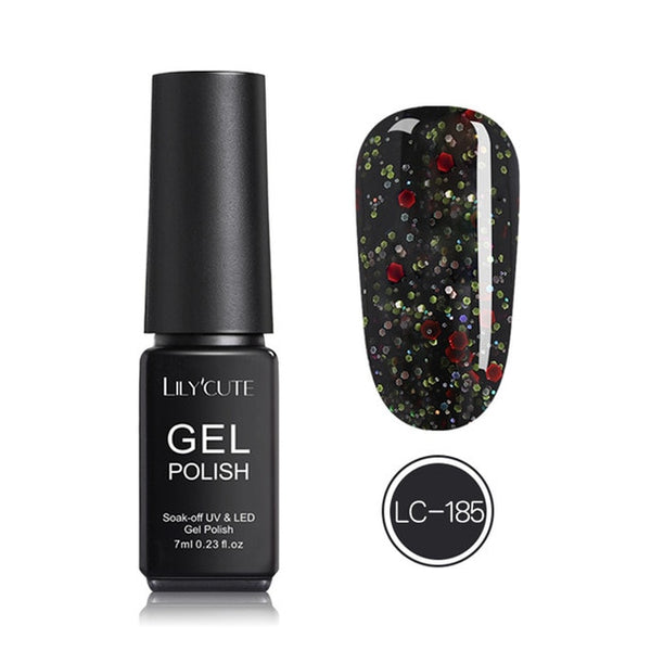 LILYCUTE Nail Art Gel 7ML  Nail Color UV LED Gel Nail Polish Long-lasting Macaron Soak off Varnish Gel varnish Nail Art DIY