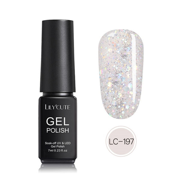 LILYCUTE Nail Art Gel 7ML  Nail Color UV LED Gel Nail Polish Long-lasting Macaron Soak off Varnish Gel varnish Nail Art DIY