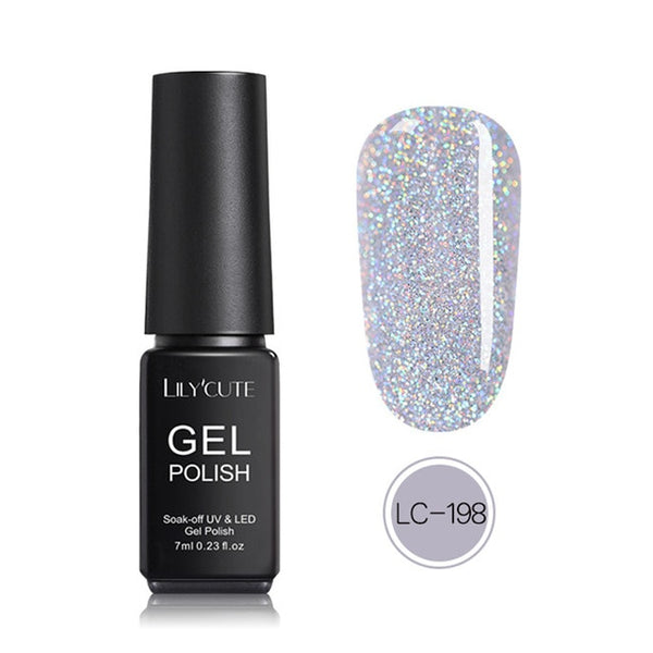 LILYCUTE Nail Art Gel 7ML  Nail Color UV LED Gel Nail Polish Long-lasting Macaron Soak off Varnish Gel varnish Nail Art DIY