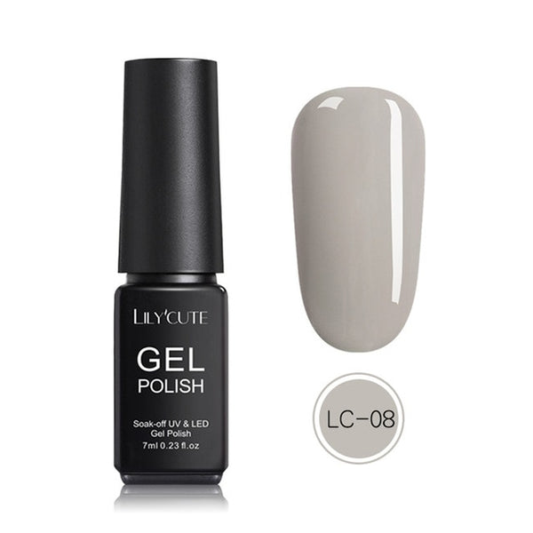 LILYCUTE Nail Art Gel 7ML  Nail Color UV LED Gel Nail Polish Long-lasting Macaron Soak off Varnish Gel varnish Nail Art DIY