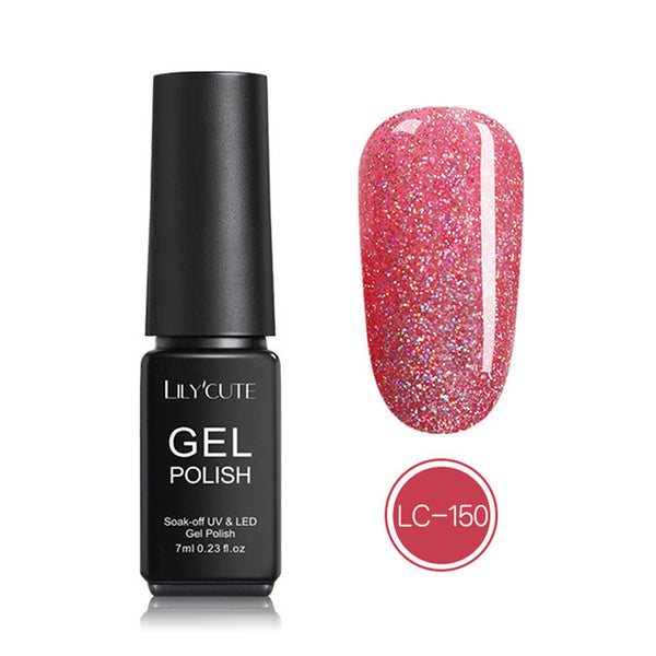 LILYCUTE Nail Art Gel 7ML  Nail Color UV LED Gel Nail Polish Long-lasting Macaron Soak off Varnish Gel varnish Nail Art DIY