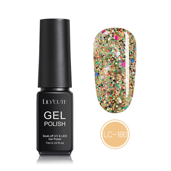 LILYCUTE Nail Art Gel 7ML  Nail Color UV LED Gel Nail Polish Long-lasting Macaron Soak off Varnish Gel varnish Nail Art DIY