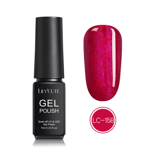 LILYCUTE Nail Art Gel 7ML  Nail Color UV LED Gel Nail Polish Long-lasting Macaron Soak off Varnish Gel varnish Nail Art DIY