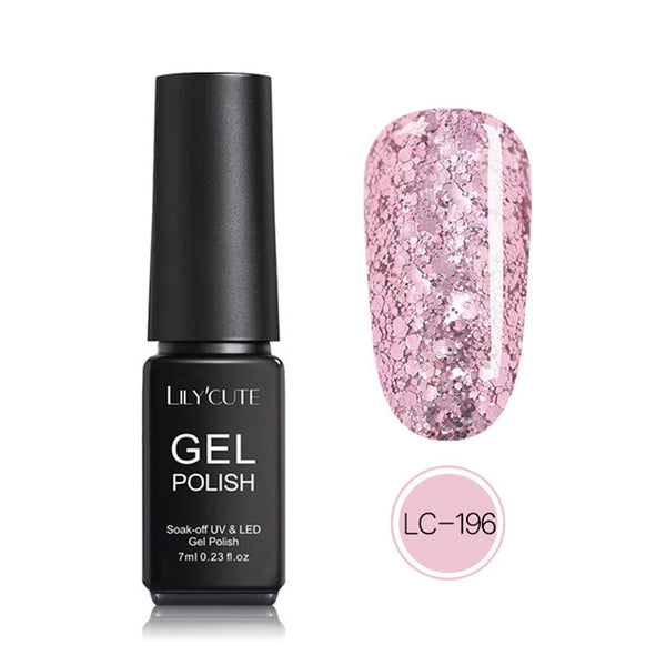LILYCUTE Nail Art Gel 7ML  Nail Color UV LED Gel Nail Polish Long-lasting Macaron Soak off Varnish Gel varnish Nail Art DIY