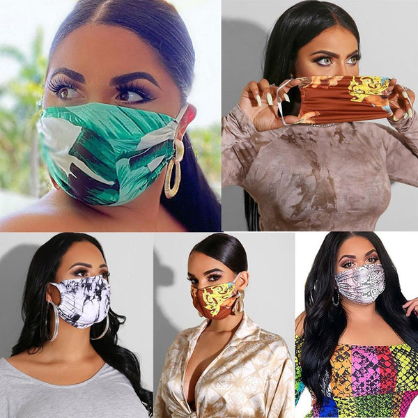 Facemask sexy lady wild Breathable Print Washable Anti маска Breathable masque lavable Anti-Dust Masks mascherine colorate #4