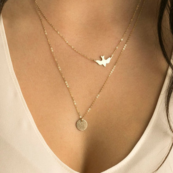 Women Gold Silver Chain Star Choker Necklace Collana Kolye Bijoux Collares Mujer gargantilha Collier Femme