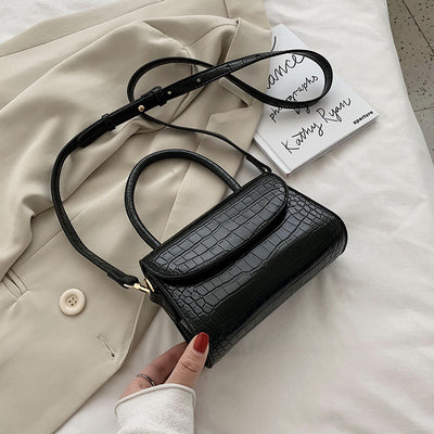 Crocodile patent mini Crossbody Bags For Women 2020 Small Handbag Small Bag PU Leather Hand Bag Ladies Designer Evening Bags