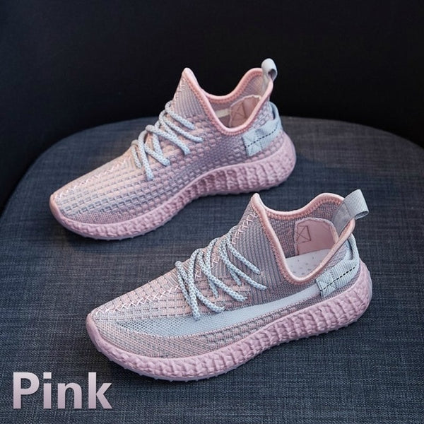 TEMOFON breathable mesh sneaker women casual sneaker sports shoes 2020 spring summer lace up women shoes chaussures femme HVT256