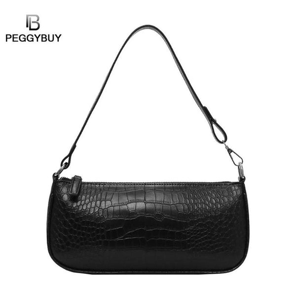 Retro Alligator Pattern Women Messenger Flap Handbags PU Leather Street Casual Solid Zipper Shoulder Bags Bolsa Mujer 2019 New